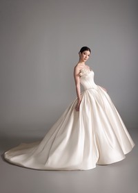 BEHATI dress featuring refined romantic floral beading