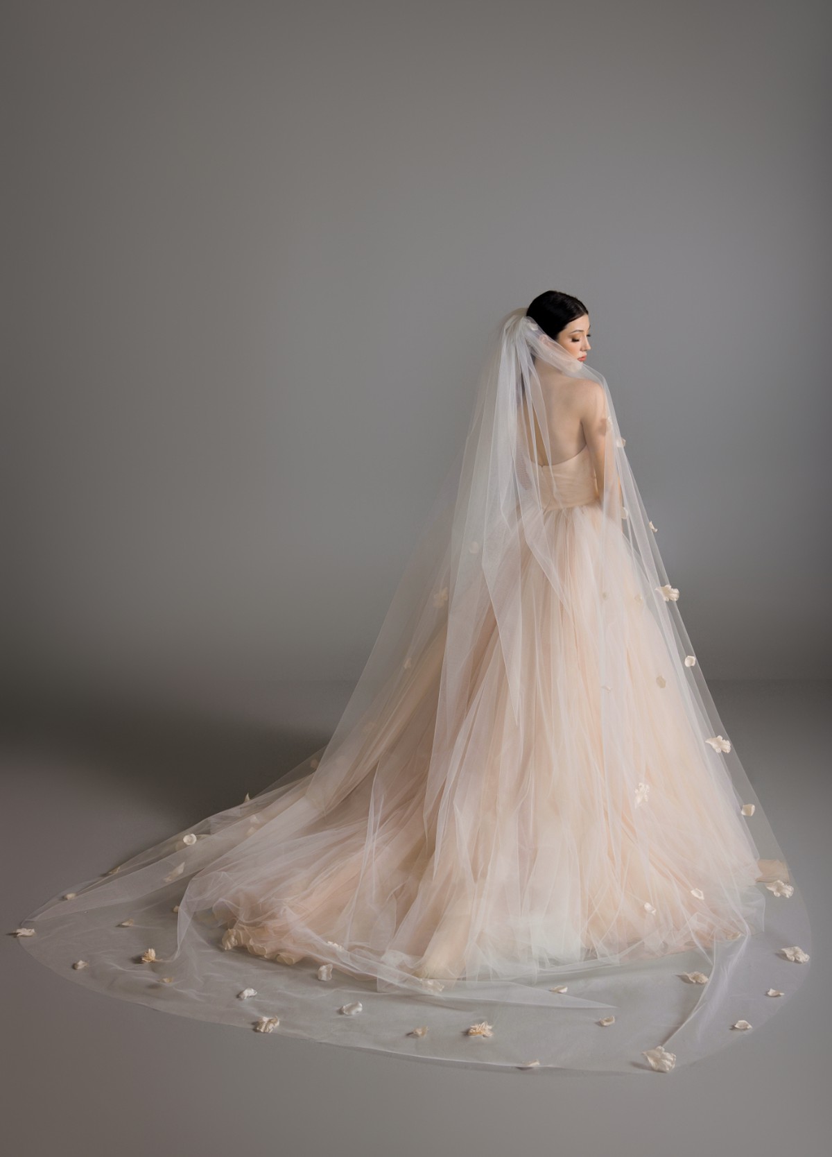 BLOOM detail of fresh sherbet color and soft feminine elegance