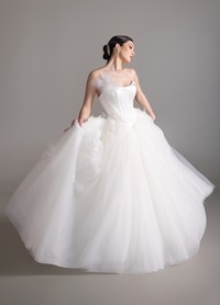 BRITTANY full silhouette showcasing soft enchanting design