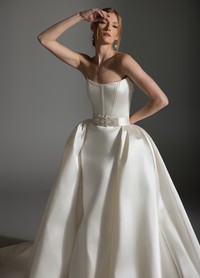 ALICIA trumpet silhouette showcasing sleek elegant line and refined construction