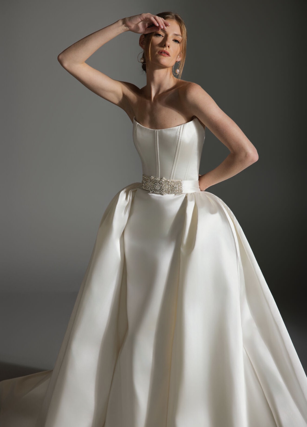 ALICIA trumpet silhouette showcasing sleek elegant line and refined construction
