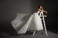 ANYA couture dress showcasing dreamy expressive design with texture and structure