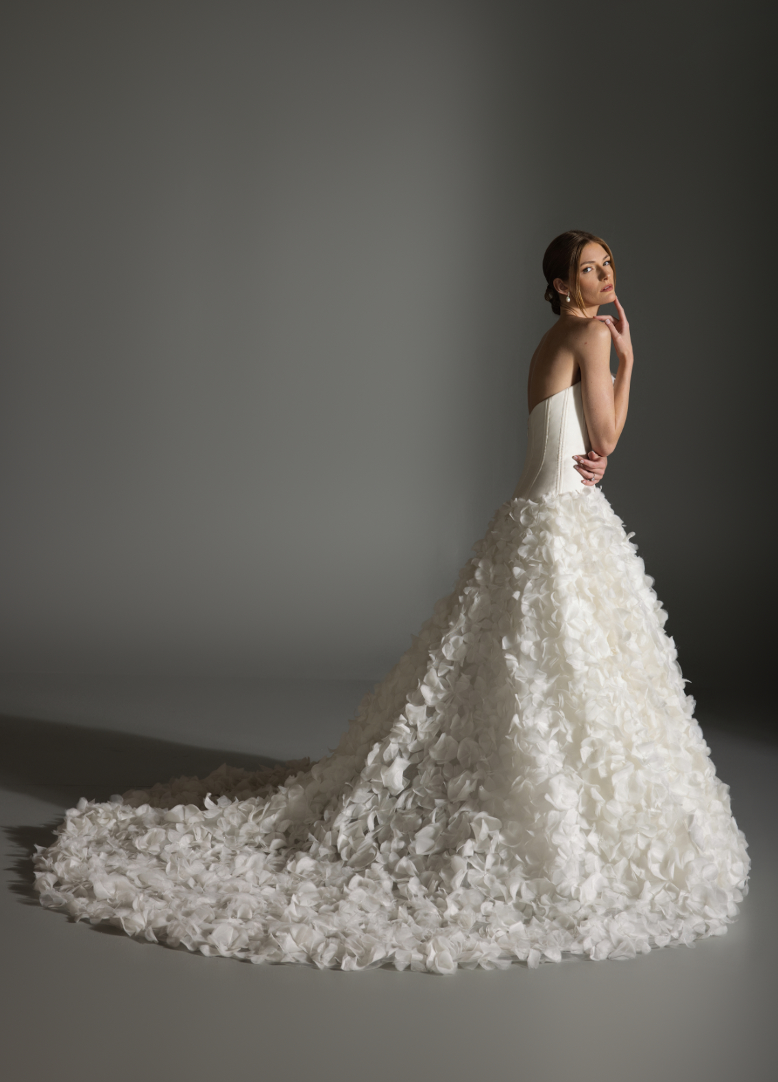 AZALEA full silhouette showcasing ethereal romantic design and dramatic presence