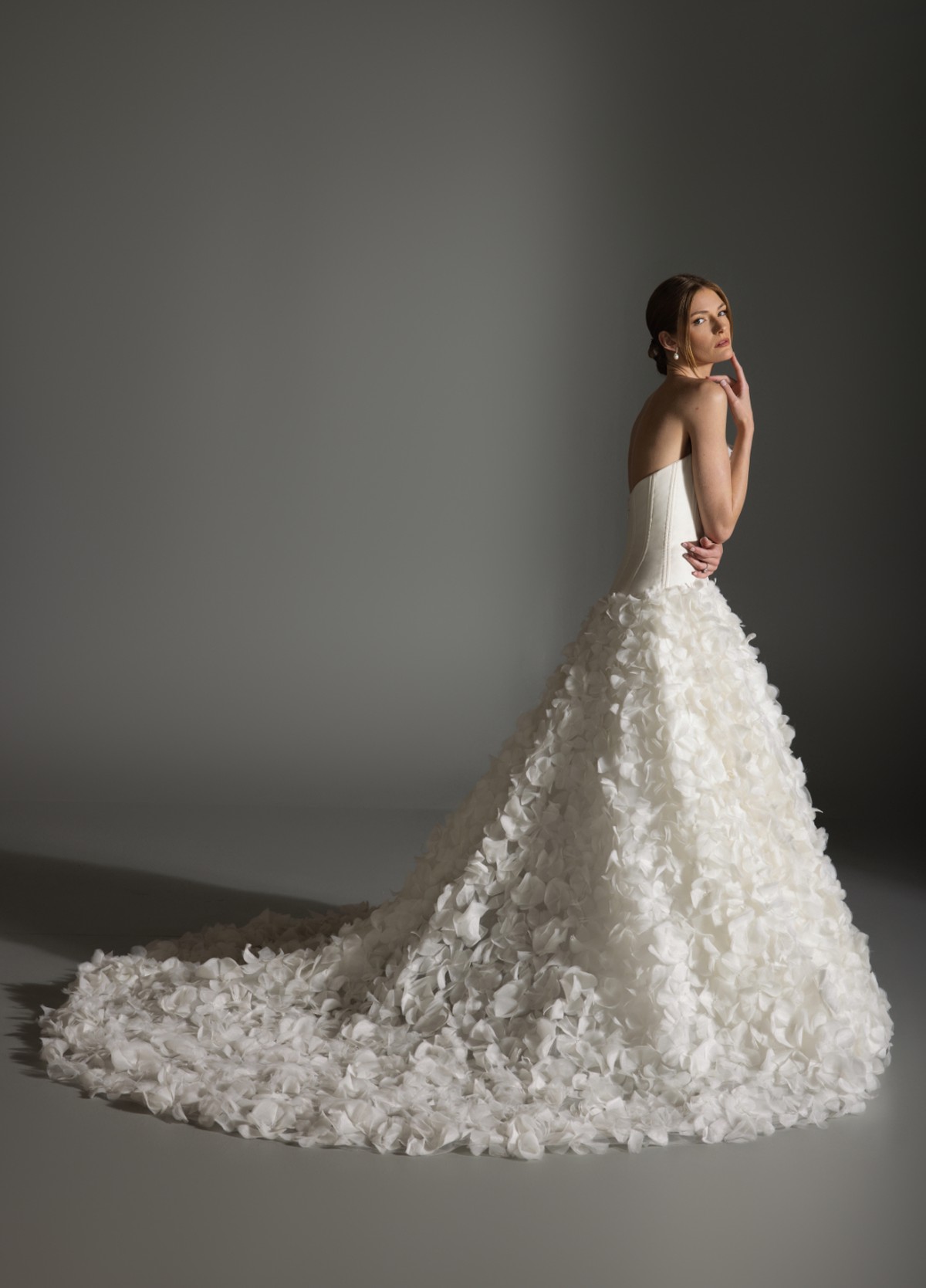 AZALEA full silhouette showcasing ethereal romantic design and dramatic presence